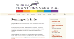 Desktop Screenshot of dublinfrontrunners.ie